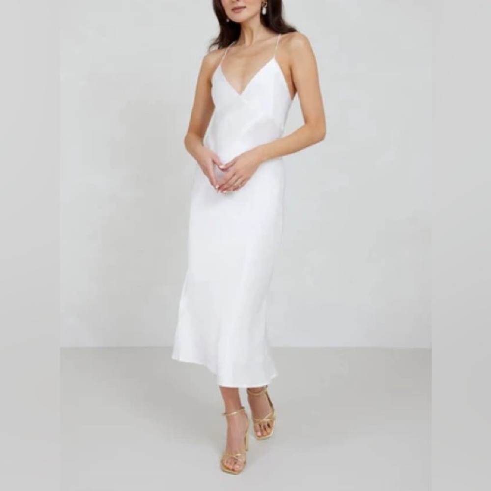 Park & Fifth Davenport dress in white size small